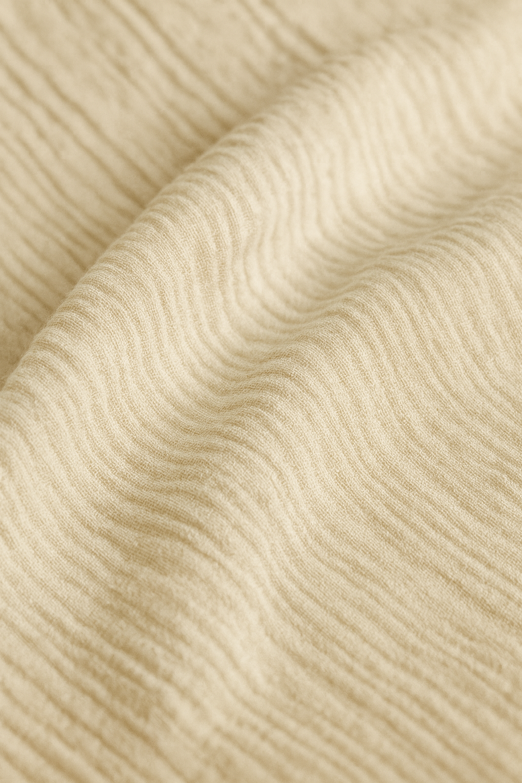 Musselin Poncho | 100% Bio-Baumwolle | Beige