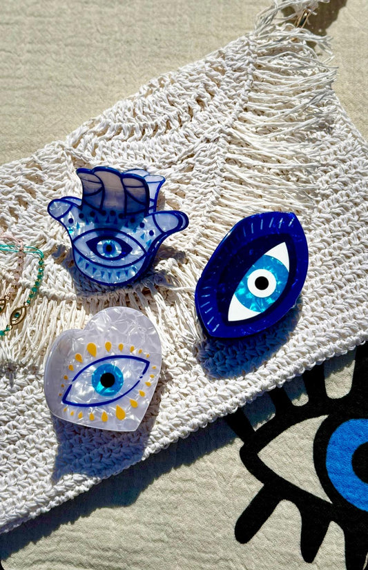 Haarspangen - Eye & Hamsa
