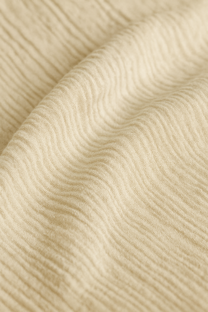 Musselin Sauna- & Strandtuch | 100% Bio-Baumwolle | Hamsa-Motiv