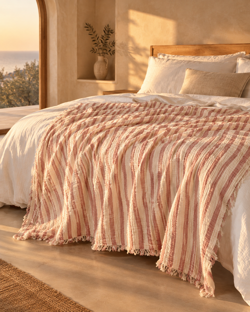 Bio-Musselin Tagesdecke XL (220x240 cm) | 100% Bio-Baumwolle